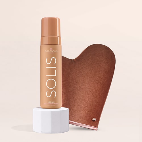 BRONZE TAN: Genießen Sie natürlich aussehende bronzene Bräune, wann immer Sie möchten. Perfekt mit dem Handschuh aufgetragen, liefert SOLIS unglaubliche Ergebnisse, die bis zu 7 Tage anhalten.