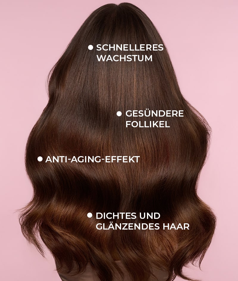 HAIR GOALS: Erschaffen Sie die perfekten Bedingungen für das Haarwachstum mit Shampoo &amp; Spülung GROW mit KERASCALP™. Sie wirken von der Wurzel aus und machen das Haar klinisch bewiesen dichter, voller und glänzender.