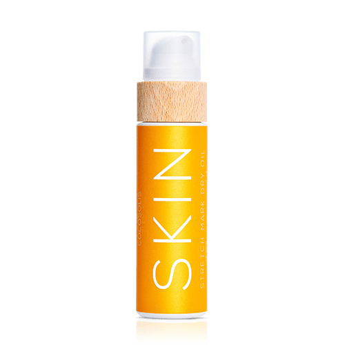 SKIN Stretch Mark Dry Oil, Bio-Trockenöl gegen Dehnungsstreifen. Geeignet auch für dehydrierte und reife Haut.