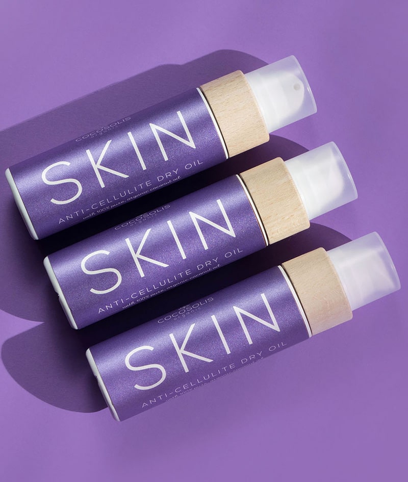 SKIN Anti-cellulite Dry Oil: Anti-cellulitis droge olie. Verbouwt en vormt het silhouet.