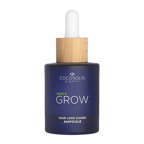 GROW Men’s Hair Loss Guard Ampoule: Intenzivní sérum v ampulích pro muže proti vypadávání vlasů s KERASCALP™, BAICAPIL™ a biostimulátory. Omezuje vypadávání vlasů a viditelně urychluje růst nových vlasů.