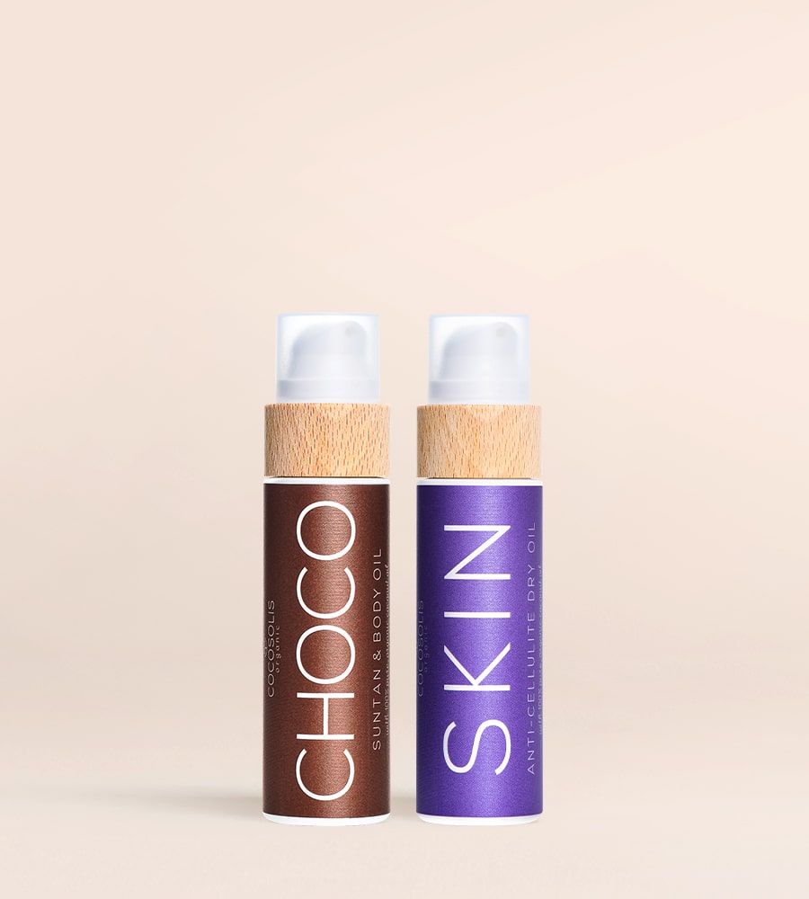 SUMMER SKIN: Disfruta de una piel estival fabulosa. SKIN Anti-cellulite reafirma y alisa las imperfecciones. Con CHOCO logrará un irresistible bronceado oscuro natural.