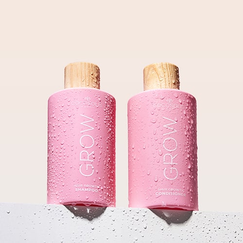 HAIR GOALS: Créez les conditions parfaites pour la croissance capillaire avec le shampooing et l'après-shampooing GROW au KERASCALP™. Ils agissent à partir des racines, aux résultats cliniquement prouvés pour rendre les cheveux plus denses, plus épais et plus brillants.
