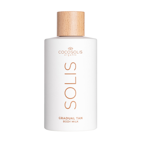 SOLIS Gradual Tan Body Milk: Φυσικό αυτομαυριστικό γαλάκτωμα σώματος. Για καθημερινή ενυδάτωση και μπρονζέ μαυρίσμα που αναπτύσσεται σταδιακά.
Ελαφριά σύνθεση που απορροφάται γρήγορα.
