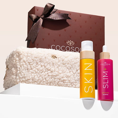 STRETCH MARK THERAPY: A SLIM+ szérumkoncentrátum kifejezetten a zsíros, megereszkedett bőr és a striák ellen hat. A SKIN Stretch Mark száraz olaj kiegészíti a szérumot: növeli a rugalmasságot és véd a striák ellen. A luxus kávés bőrradír gyengéden hámlasztja és küzd a bőr tökéletlenségei ellen.