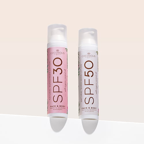 SUN SAFE: Az SPF30 és SPF50 hatékony természetes napvédelmet biztosít Non-Nano láthatatlan cinkkel. Nem tartalmaz káros összetevőket a bőrre és a természetre, nem hagy fehér foltokat. A termékek minőségét megőrzi: 2026.08.31-ig.