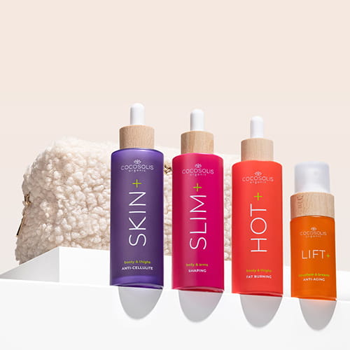 NEXT-GEN BODY SERUMS + GIFT: Alakítsd át tested a természetes, klinikailag igazolt hatóanyagok erejével. A HOT+ lebontja a zsírt és csökkenti a fenék és a combok körfogatát, a SKIN+ láthatóan csökkenti a narancsbőrt, kisimítja a bőrt és formálja testet. A SLIM+ csökkenti a körfogatok, feszesíti és formálja a hasat és a karokat. A LIFT+ feszesíti a mellkast, formálja és kisimítja a nyakat és a dekoltázst. Cloud Pouch ajándék tőlünk: egy igazi bolyhos bizsu a piperekészletedben.