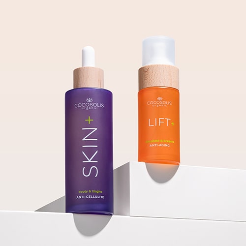 SMOOTH & FIRM: LIFT+ solleva il seno, rassoda e leviga collo e décolleté. SKIN+ riduce visibilmente la cellulite, leviga e rassoda glutei e cosce.