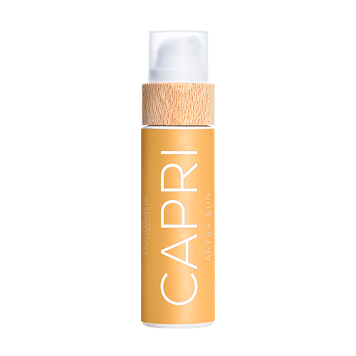 CAPRI After Sun Tan-Extending Lotion: After sun tan-extending lotion with TOSOLIN™. Refreshes, soothes, and hydrates the skin. Prolongs the tan for up to 3 months if applied daily.