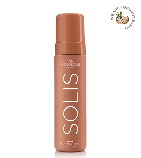SOLIS Self-tanning Foam: Schiuma autoabbronzante naturale. Per un'abbronzatura bronzea ricca e di lunga durata.
