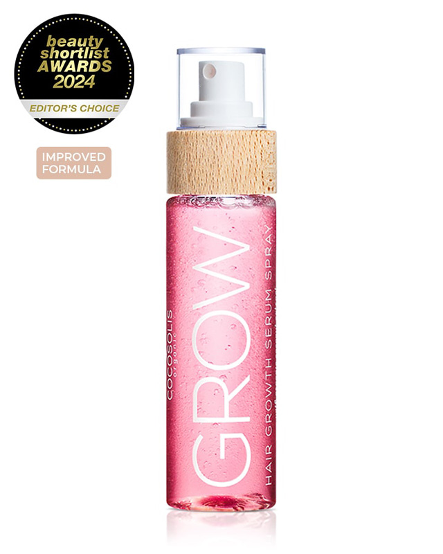GROW Hair Growth Serum Spray: Спрей серум за бърз растеж на косата. Намалява косопада. За видимо по-гъста и силна коса.