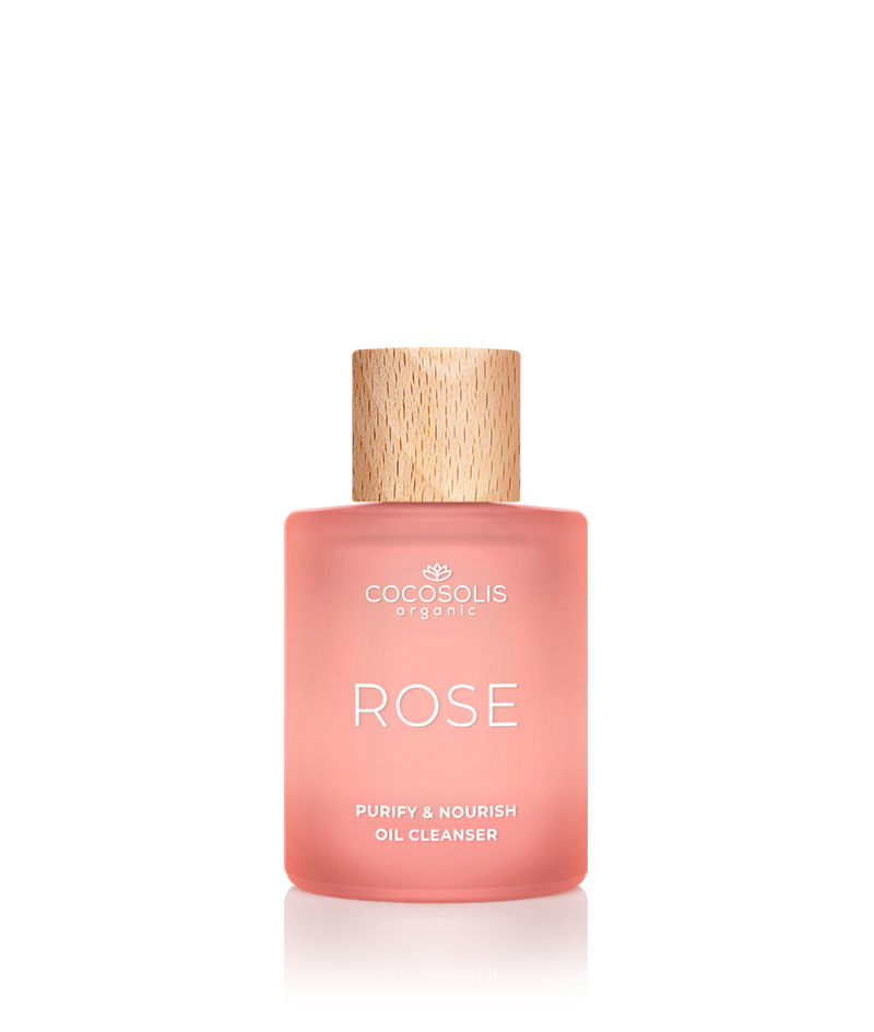ROSE Purify & Nourish Oil Cleanser: Olio viso detergente con proprietà rigeneranti e nutrienti. Con Rosa damascena assoluta.