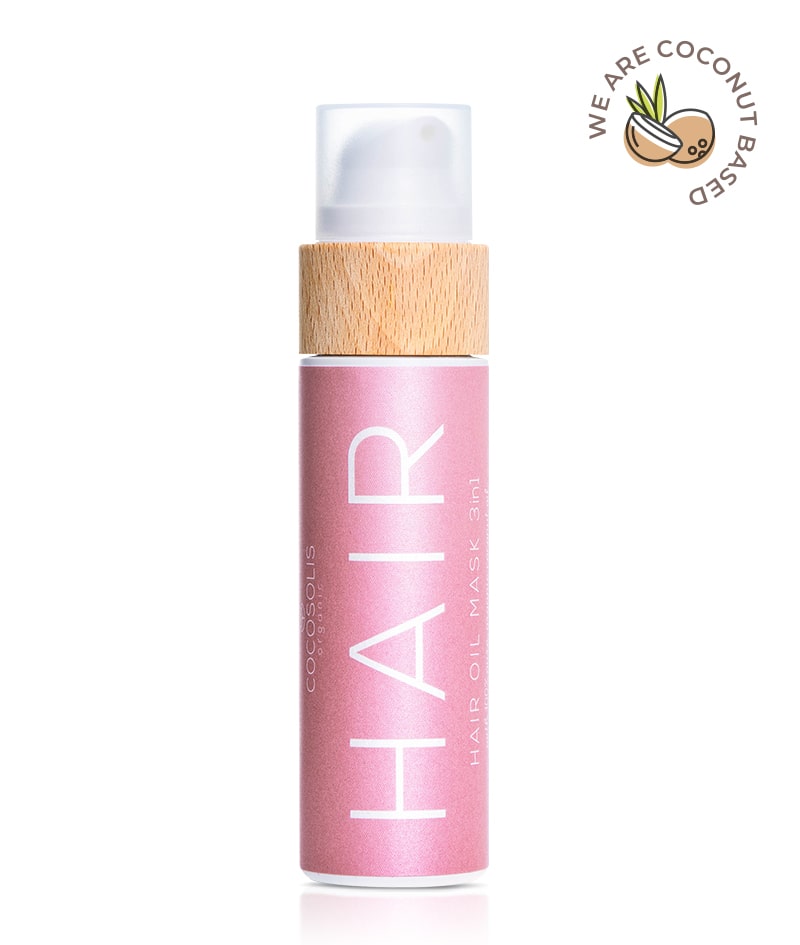 HAIR Oil Mask 3in1: Φυσικό λάδι μάσκα μαλλιών 3σε1 για εντατική θρέψη και αποκατάσταση των μαλλιών.