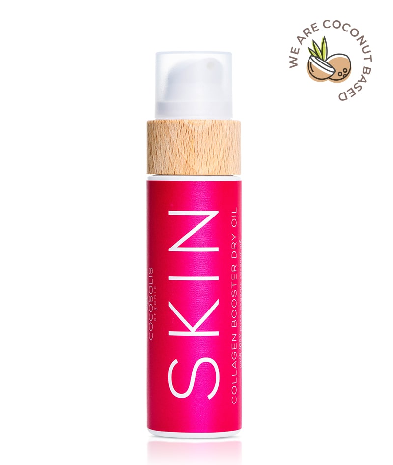 SKIN Collagen Booster Dry Oil: Сухо масло с натурално антиейдж действие. Обновява и витаминизира кожата.