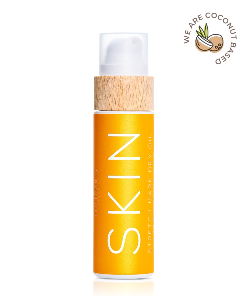 SKIN Stretch Mark Dry Oil: Aceite seco contra las estrías. También es adecuado para pieles deshidratadas y envejecidas.