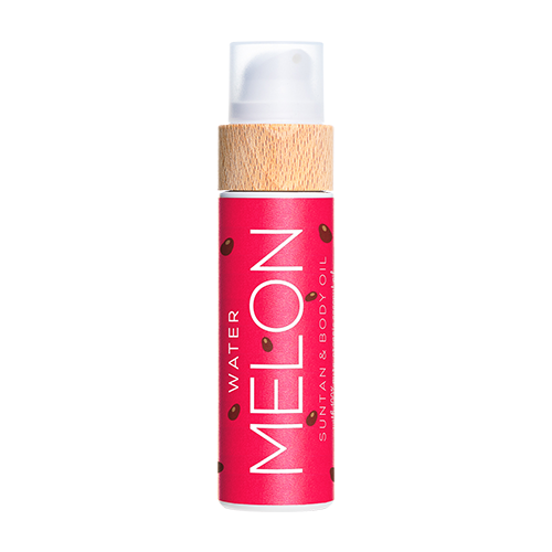 WATERMELON Suntan & Body Oil: Натуральное масло для быстрого глубокого загара под солнцем и в солярии. Также подходит для ежедневного использования для напитанной и сияющей кожи. С сочным ароматом арбуза.
