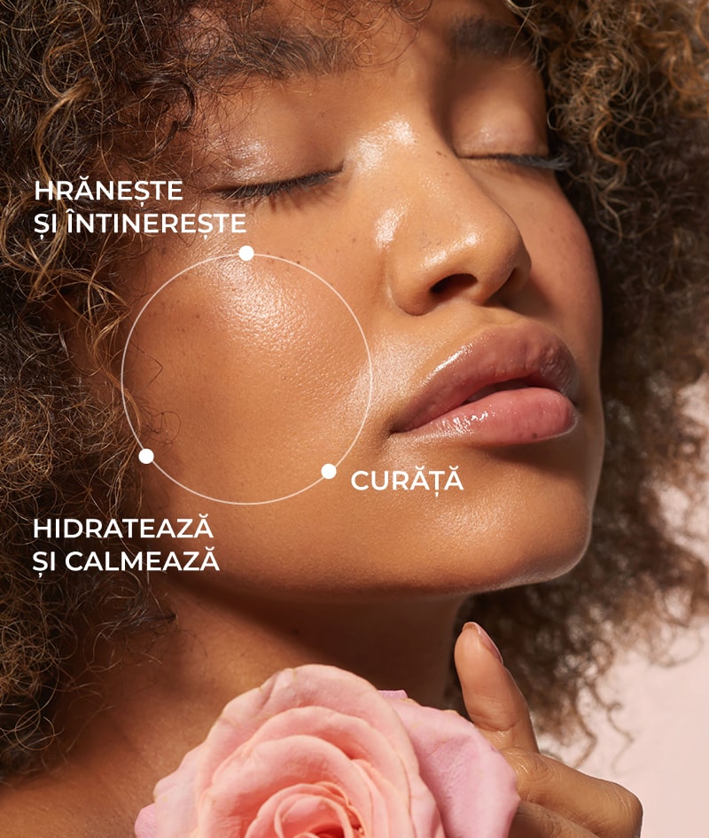 ROSE Purify & Nourish Oil Cleanser: Ulei de curățare a feței cu efect de hrănire și rejuvenare. Cu Rosa Damascena absolute.