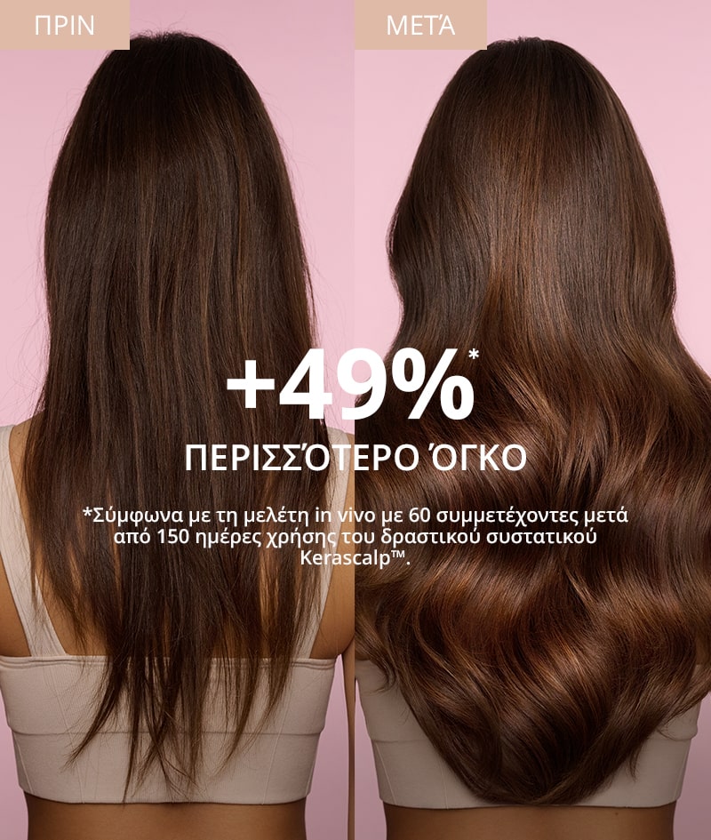 GROW Growth & Anti-aging Conditioner: Βάλσαμο για την ανάπτυξη των μαλλιών με KERASCALP™. Με αντιγηραντική δράση. Κλινικά αποδεδειγμένα κάνει τα μαλλιά πιο πυκνά, γεμάτα και λαμπερά.