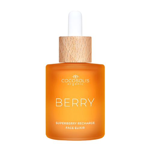BERRY Superberry Recharge Face Elixir: Super nourishing and revitalizing face elixir. With a powerful mix of organic and enzymatically activated oils. 