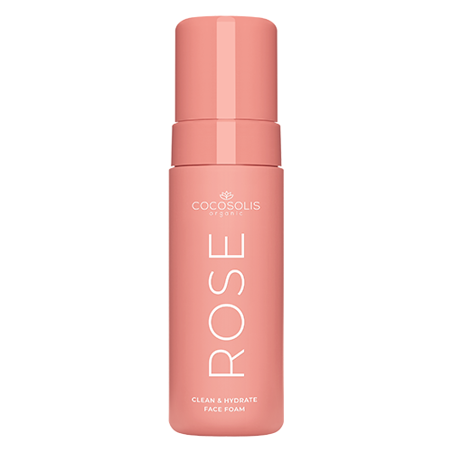 ROSE Clean & Hydrate Face Foam: Cleansing, hydrating, and balancing face foam. With Bulgarian Rosa Damascena water and hyaluronic acid.