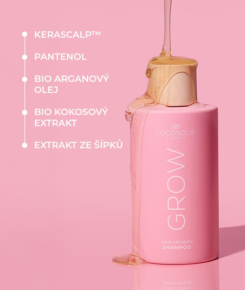 GOOD HAIR DAYS + GIFT: Šampon a kondicionér GROW nastartují růst vlasů a zanechají je dokonale čisté, hebké a zářivě lesklé. Multifunkční bezoplachový kondicionér ONE přináší , usnadňuje úpravu a chrání vlasy před teplem i UV zářením. Gelato Bag je náš dárek pro tebe – ulov si ji, než zmizí!