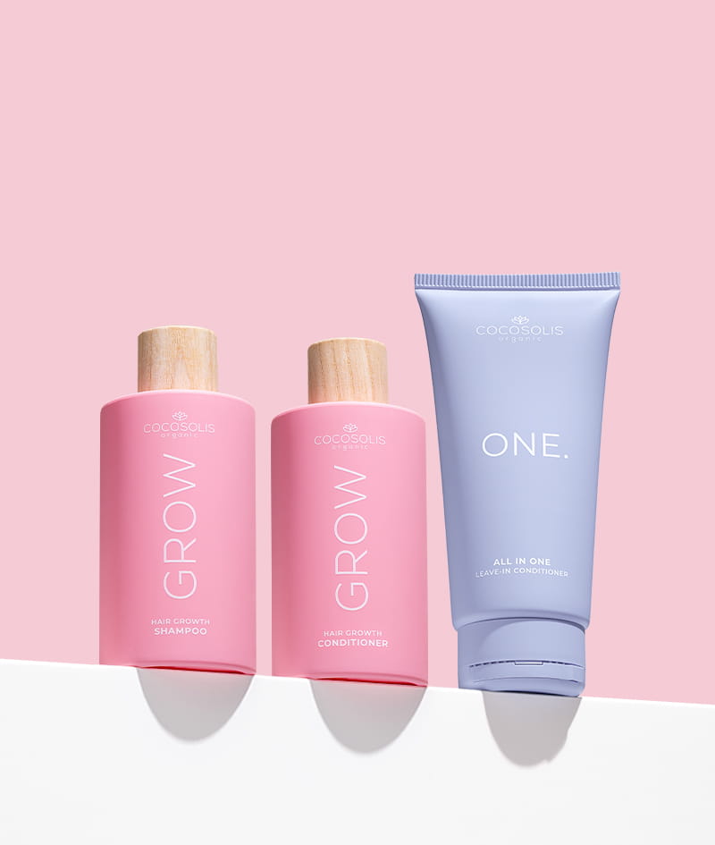 GOOD HAIR DAYS: El champú y acondicionador GROW preparan tu melena para crecer fuerte, dejándola limpia, suave y brillante. El acondicionador sin aclarado ONE te da 12 beneficios en un solo gesto: facilita el peinado y protege del calor y los rayos UV.