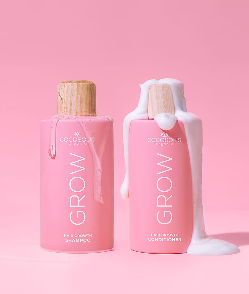GROW BOOST: Нека науката и природата работят за косата ви. Шампоан и балсам GROW с KERASCALP™ и серум спрей GROW с Hair Stimulation Complex™ клинично доказано постигат по-силна и гъста коса, която расте.