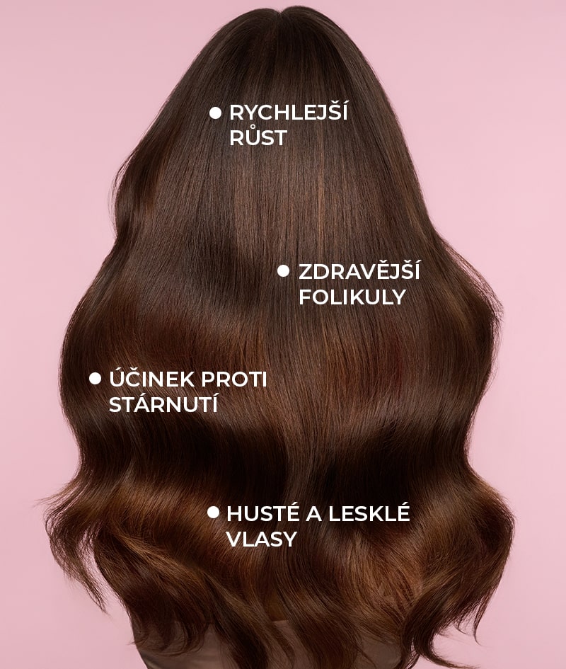 HAIR GOALS: Vytvořte dokonalé podmínky pro růst pomocí šamponu a kondicionéru GROW s KERASCALP™. Působí od kořínků a je klinicky prokázáno, že vlasy jsou silnější, plnější a lesklejší.