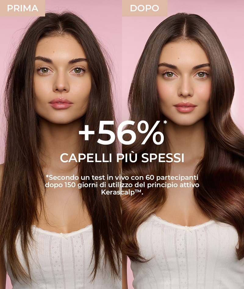 HAIR GOALS: Crea le condizioni perfette per la crescita dei capelli con GROW Shampoo &amp; Balsamo con KERASCALP™. Agiscono dalle radici e sono clinicamente testati per rendere i capelli più densi, spessi e lucenti.