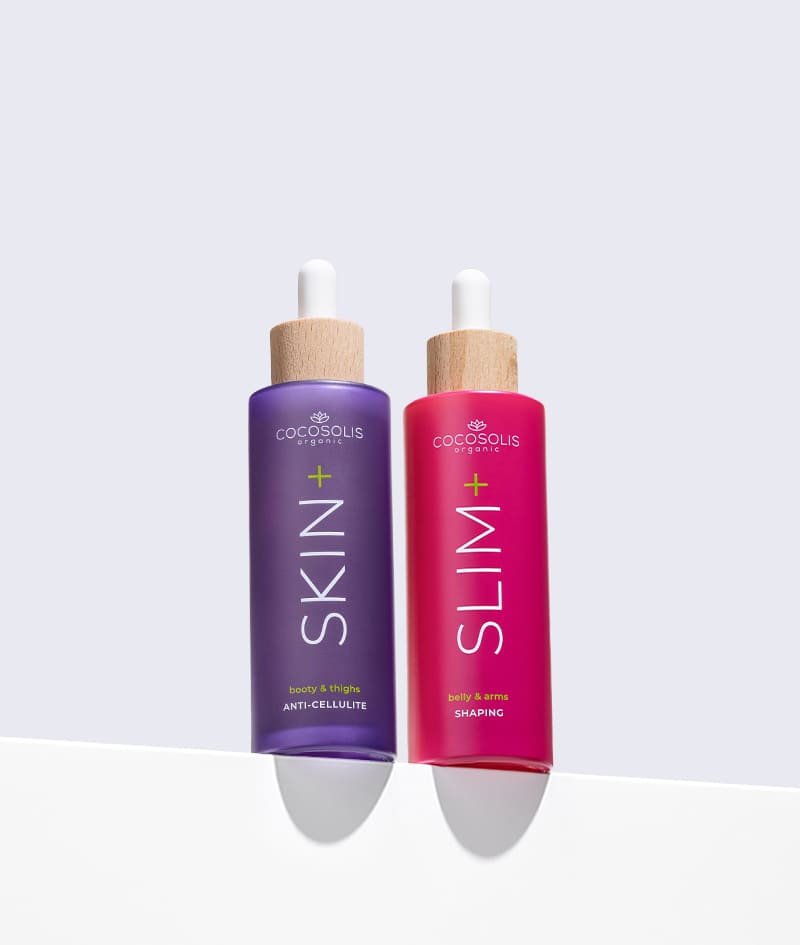 SMOOTH SILHOUETTE: SKIN+ réduit visiblement la cellulite et les graisses au niveau des fesses et des cuisses. SLIM+ réduit les mensurations, raffermit et galbe le ventre et les bras.