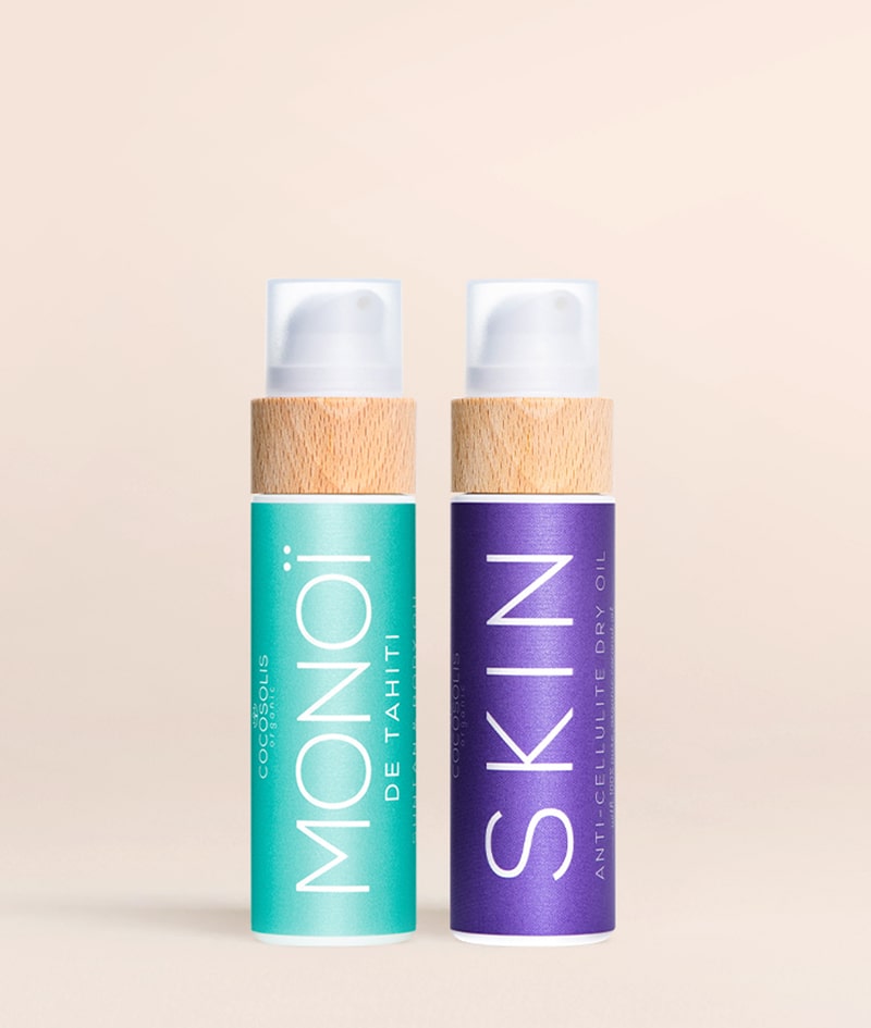 SUMMER SKIN: Profitez d'une peau d'été fabuleuse. SKIN Anti-cellulite raffermit et lisse les imperfections. Avec CHOCO, vous obtenez un bronzage naturel couleur chocolat irrésistible.