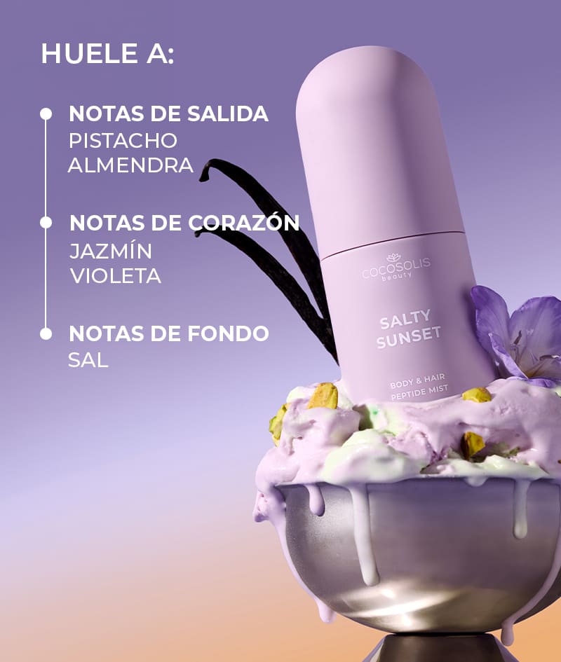 SUN TO MOON COLLECTION + GIFT: Cuatro brumas para cada momento del día y de la noche. Hidratan, refrescan y envuelven la piel y el cabello en cuatro aromas ricos y complejos – dulce, jugoso, salado y embriagador. Cloud Pouch es un regalo nuestro: un tesoro esponjoso para añadir a tu colección de bolsitas.