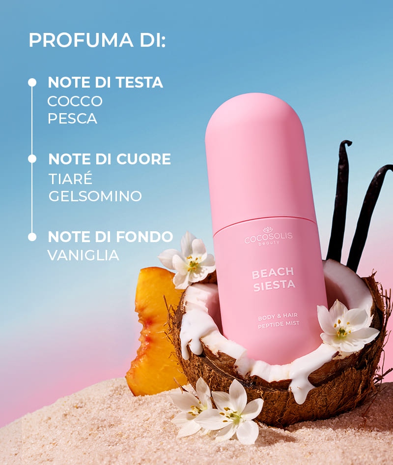 SUN TO MOON COLLECTION + GIFT: Quattro mist per ogni momento del giorno e della notte. Idratano, rinfrescano e avvolgono pelle e capelli in quattro profumi ricchi e complessi – dolce, succoso, salato e inebriante. Cloud Pouch è un regalo da parte nostra: un tesoro soffice da aggiungere alla tua collezione di marsupi.