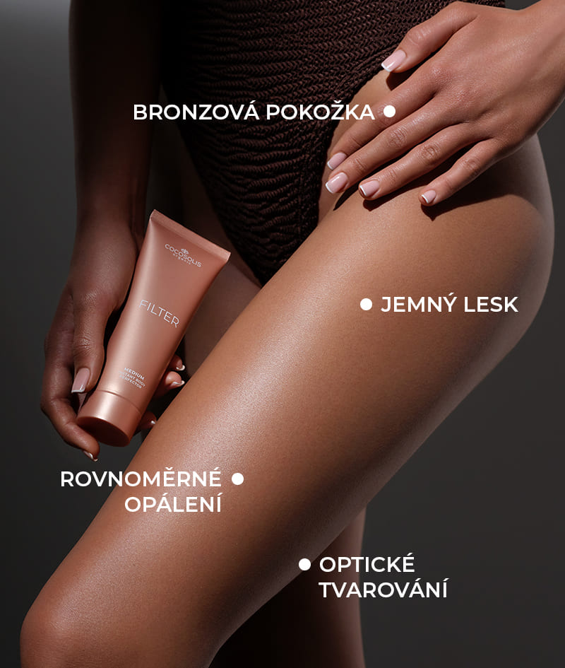VACATION TRIO + GIFT: Trojice, kterou budeš chtít mít letos v létě v kufru. Opalovací a tělový olej CHOCO urychluje získávání přirozeného opálení a zanechává neodolatelnou čokoládovou vůni. CAPRI zklidňuje pokožku po slunění a prodlužuje opálení až na 3 měsíce po posledním dni na pláži. Tělový krém FILTER ve středním odstínu okamžitě sjednocuje opálení pokožky, vyhlazuje drobné nedokonalosti a dodává jemný lesk a bronzové opálení. Gelato Bag je dárek od nás: vezmi si ji, než se rozpustí.