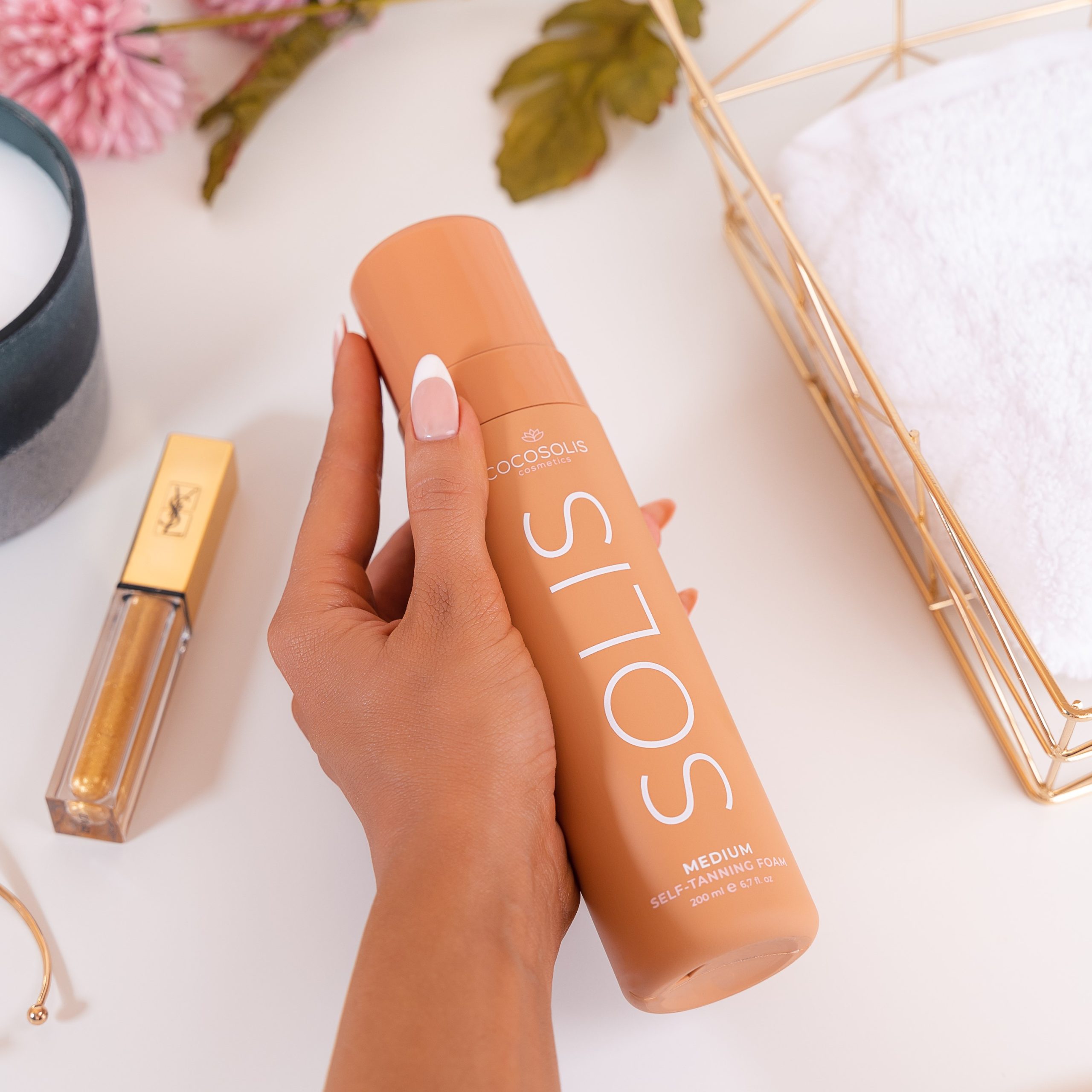 SOLIS Self-Tanning Foam: Naravna pena za samoporjavitev. Za bogato in dolgotrajno bronasto zagorelost.