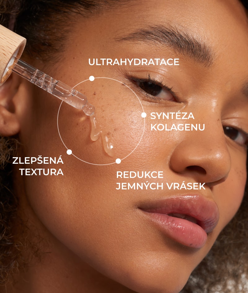 AQUA Filler-Effect Hyaluron Supreme: Výplňové sérum na obličej s 8 typy kyseliny hyaluronové a Aquaxyl™. Hloubkově hydratuje, omlazuje a vyvažuje pleť.