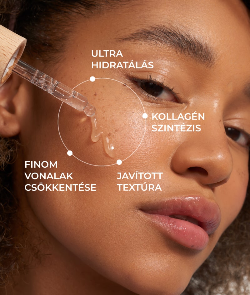 AQUA Filler-Effect Hyaluron Supreme: Töltő hatású arcszérum 8 féle hialuronsavval és Aquaxyl™-el. Mélyen hidratálja, megfiatalítja és kiegyensúlyozza a bőrt.