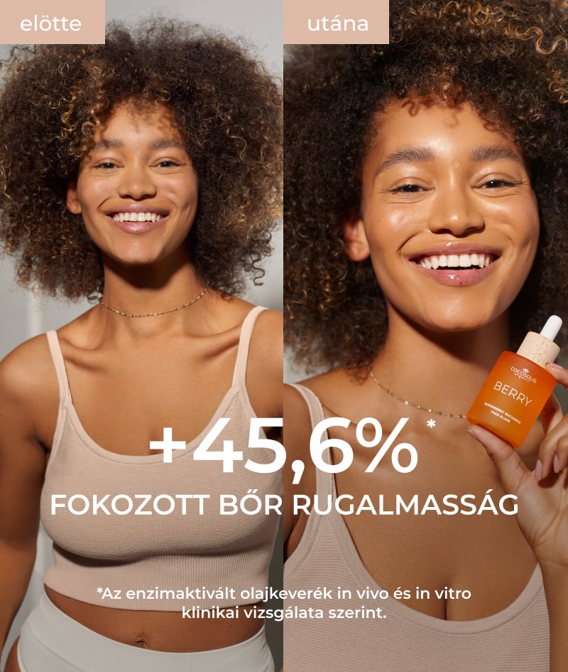 BERRY Superberry Recharge Face Elixir: Szupertápláló és frissítő arcápoló elixír. Bio és enzimaktivált olajok erőteljes keverékével.