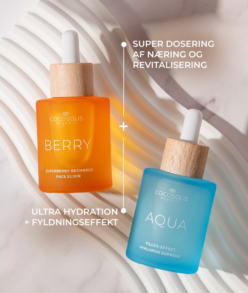 BERRY Superberry Recharge Face Elixir: Super nærende og revitaliserende ansigtseliksir. Med en kraftfuld blanding af økologiske og enzymaktiverede olier.