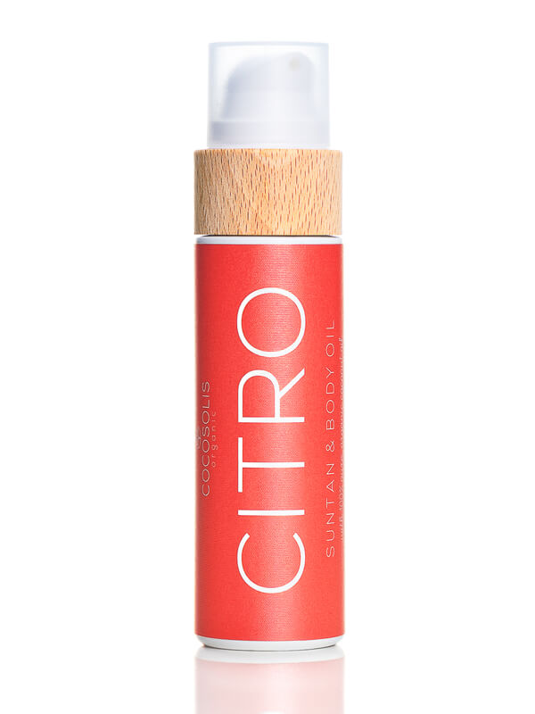 CITRO Suntan & Body Oil: Huile bio pour un bronzage rapide et intense et une peau hydratée et radieuse.