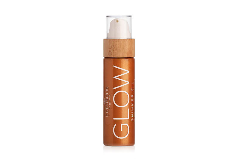 GLOW Shimmer Oil: Huile lumineuse naturelle aux particules brillantes