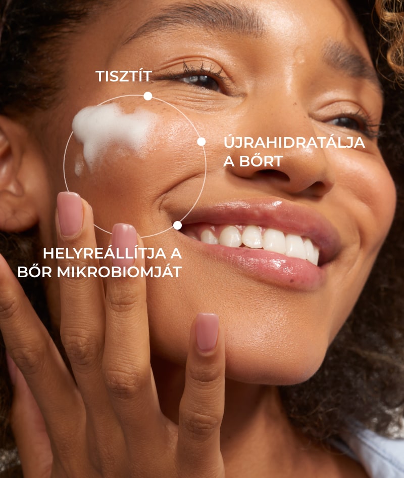 ROSE Clean & Hydrate Face Foam: Tisztító, hidratáló és a bőr egyensúlyát helyreállító archab. Bolgár damaszkuszi rózsavízzel és hialuronsavval.