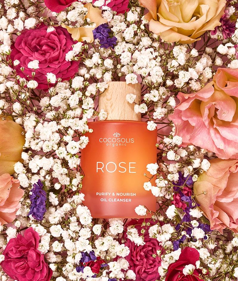 ROSE Purify & Nourish Oil Cleanser: Huile nettoyante pour le visage avec un effet nourrissant et rajeunissant. À la Rose de Damas pure.