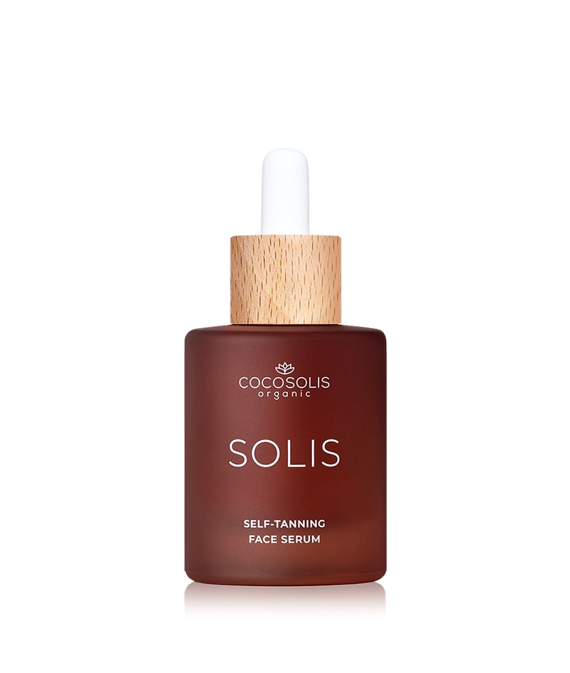 SOLIS Self-tanning Face Serum: Автобронзиращ серум за лице за красив наситен бронзов тен и подмладена кожа. Иновативна мощна формула заредена с хиалуронова киселина, витамини и антиоксиданти.