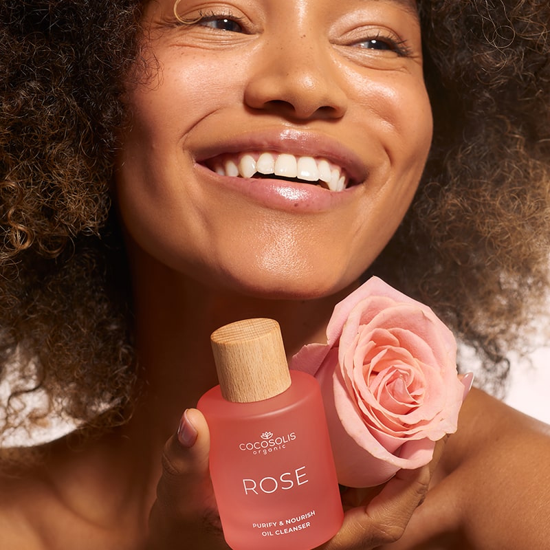 ROSE Purify & Nourish Oil Cleanser | Face oil cleanser with