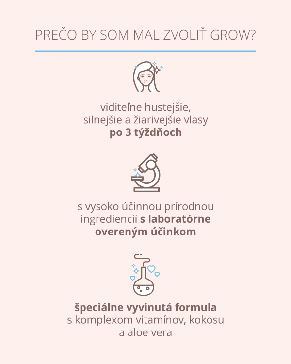 GROW Hair Growth Serum Spray: Sprejové sérum pre rýchly rast vlasov. Znižuje vypadávanie vlasov. Pre viditeľne hustejšie a silnejšie vlasy