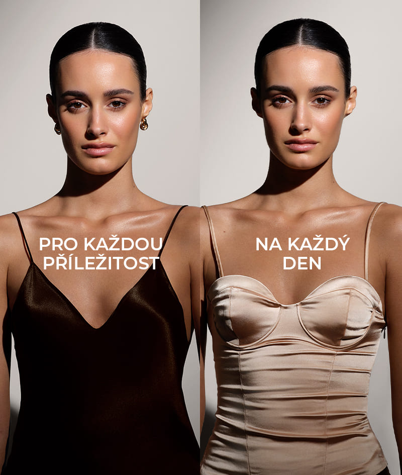 FILTER: Tělový krém s okamžitým filter efektem. Bronzovější pokožka, rovnoměrné  opálení, jemná záře a hydratace. Opticky tvaruje siluetu a vyhlazuje drobné nedokonalosti. Snadno se nanáší i smývá.