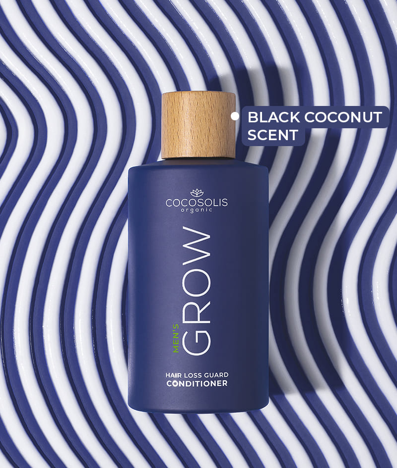 GROW Men’s Hair Loss Guard Conditioner: Men’s anti-hair loss conditioner with KERASCALP™ and proteins. Delivers instant strength, thickness, and volume. Targets DHT.