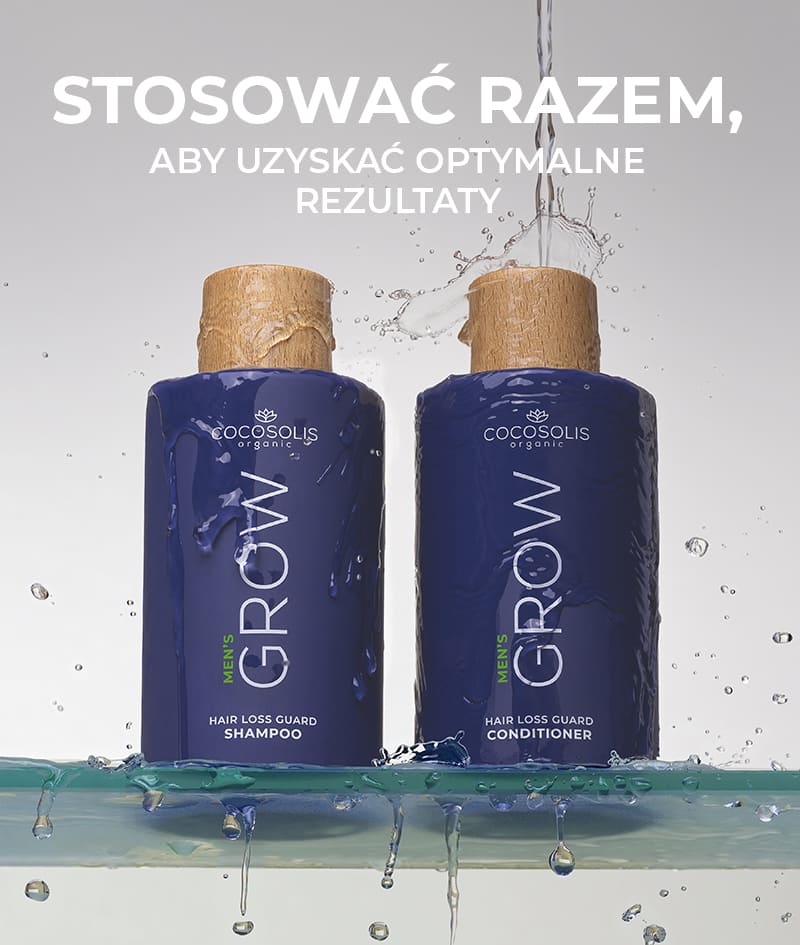 GROW Men’s Hair Loss Guard Conditioner: Odżywka przeciw wypadaniu włosów dla mężczyzn z KERASCALP™ i proteinami. Natychmiast wzmacnia, zagęszcza i dodaje objętości. Skutecznie działa na hormon DHT.