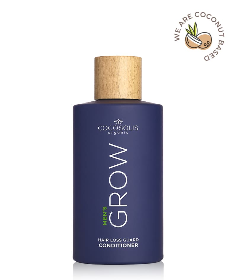GROW Men’s Hair Loss Guard Conditioner: Balsam anti-cădere pentru bărbați cu KERASCALP™ și proteine. Oferă rezistență, densitate și volum instant. Acționează direct asupra hormonului DHT.